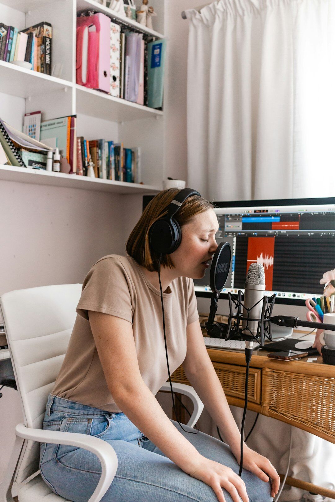 Portrait of a Finnish woman broadcast producer trainer
